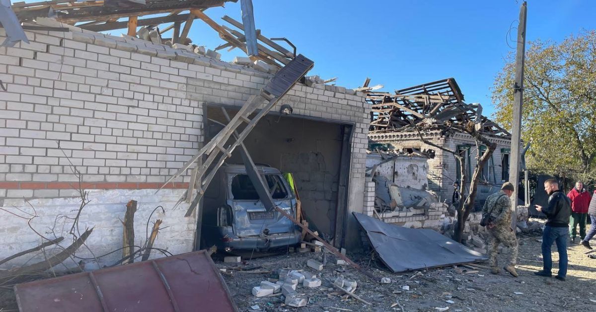 Ракетный удар по Днепру