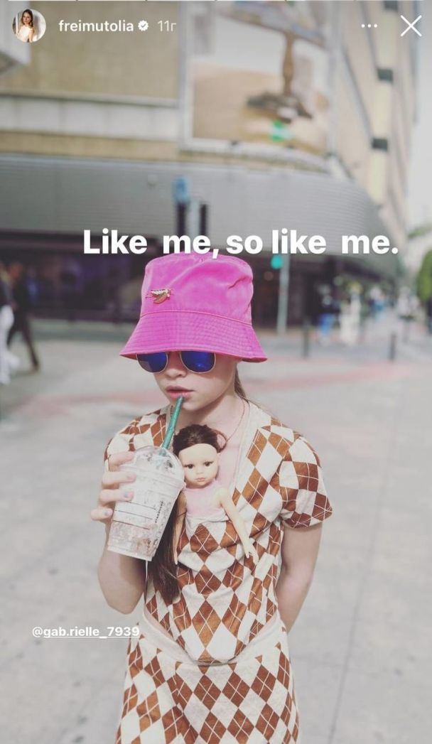 Молодша донька Ольги Фреймут / © instagram.com/freimutolia