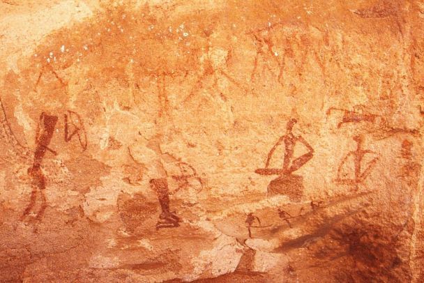 Наскальные рисунки в долине Твифелфонтейн, Намибия