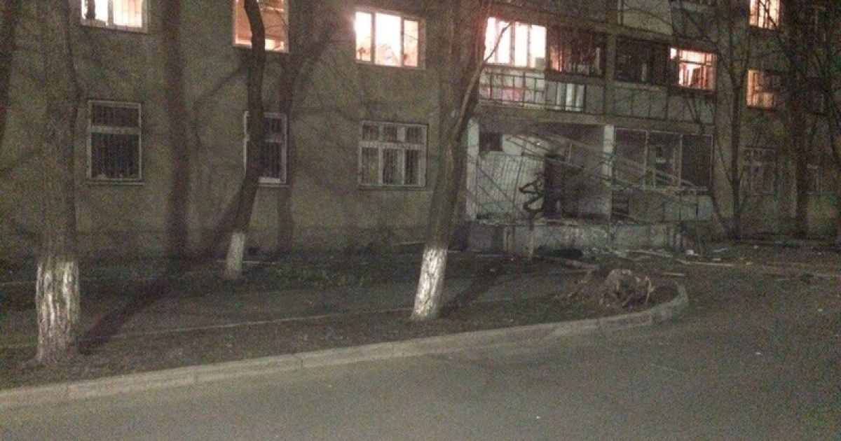 На улице Гераневой прогремел мощный взрыв.