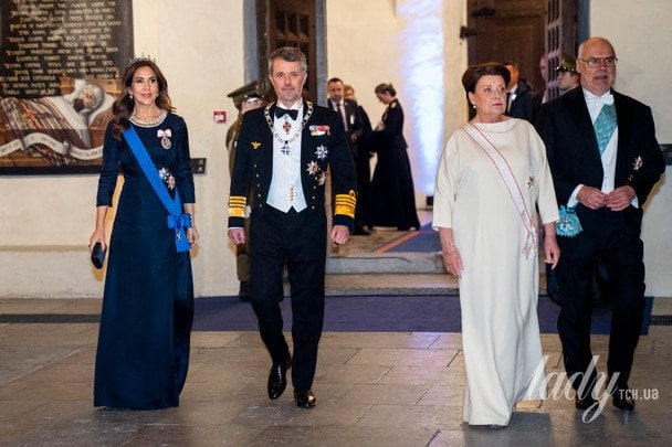 Королева Мэри и король Фредерик X с президентской четой Эстонии / © Getty Images