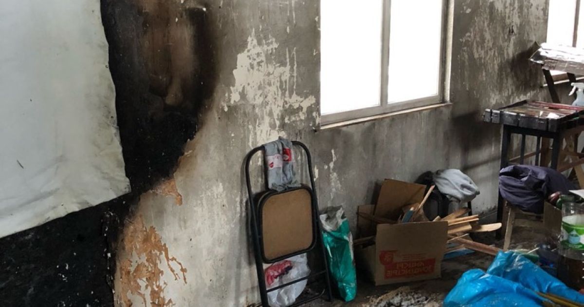 У Києві підпалили дерев’яну каплицю УПЦ МП_2 / © Київська митрополія УПЦ МП