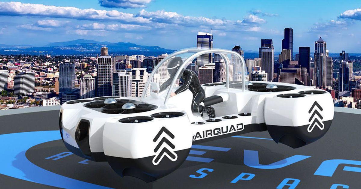 Британцы представили концепт "летающего квадроцикла" AirQuadOne