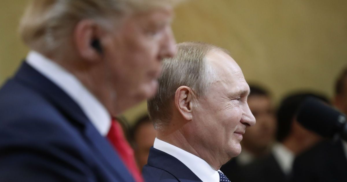 Дональд Трамп и Владимир Путин вместе