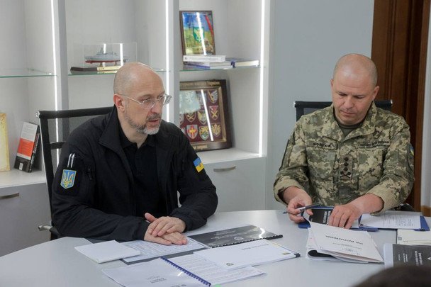 Перша нарада міністра оборони Дениса Шмигаля із заступниками / © Telegram/Денис Шмигаль