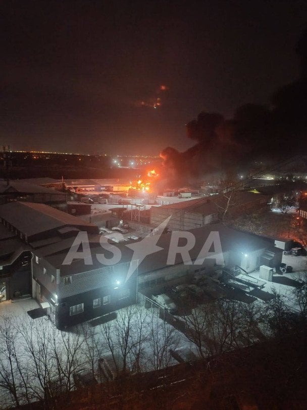 У російському Красноярську неподалік ТЕЦ-1 пролунали два потужні вибухи Фото: ASTRA