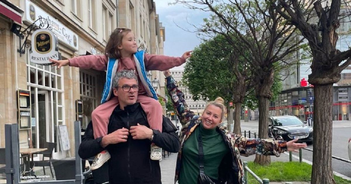 Тоня Матвиенко с семьей