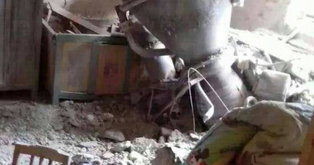 От падения двигателя никто не пострадал / © news.qq.com