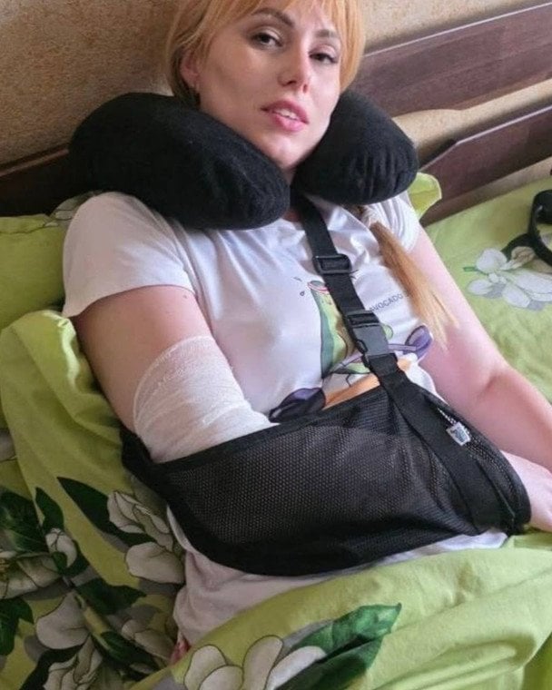 Адвокатка, яку побили у Київському районному ТЦК та СП в Харкові / © Дмитро Лубінець