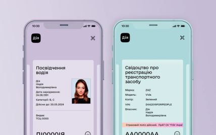 Цифровые водительские документы в "Дії" приравнены к их физическим аналогам