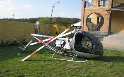 В Кременчуге упал вертолет с пилотом и курсантом