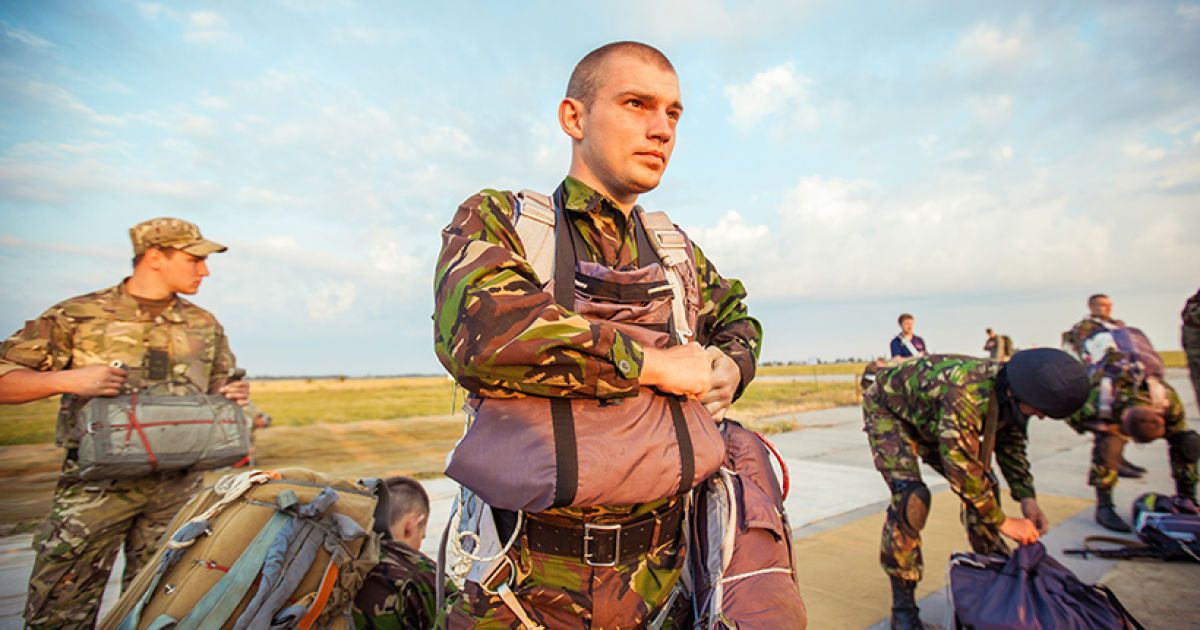За три дні курсанти "потоваришували" із небом / © Національна гвардія України