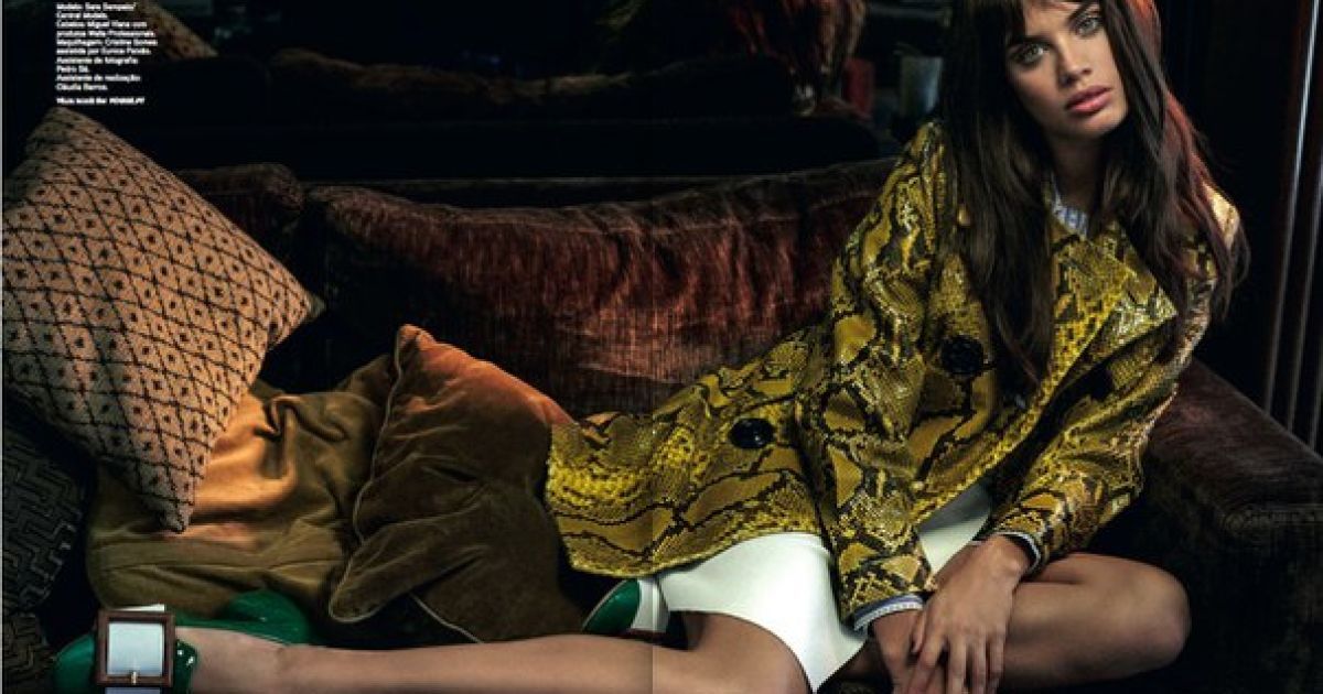 Сара Сампайо в фотосессии для Vogue Portugal
