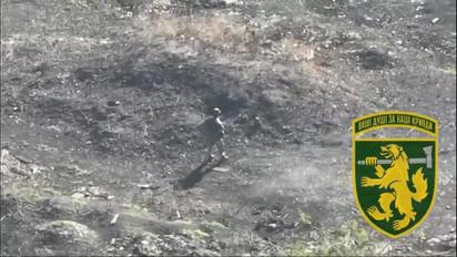 Російський окупант вирішив розстріляти український дрон