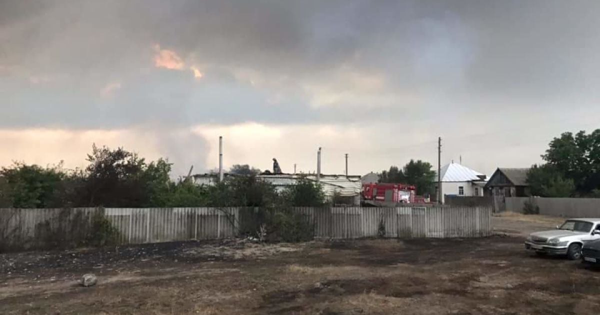 У Луганській області через пожежу визначено надзвичайну ситуацію регіонального рівня