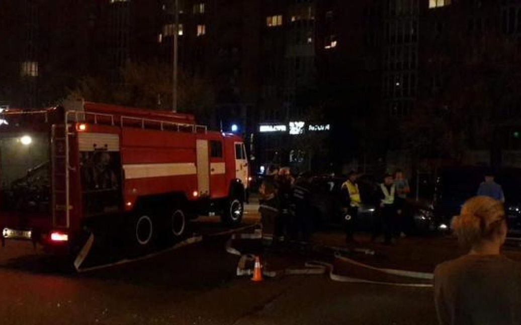 В ДТП на Героев Сталинграда столкнулись 5 машин. / © twitter/auto_kiev