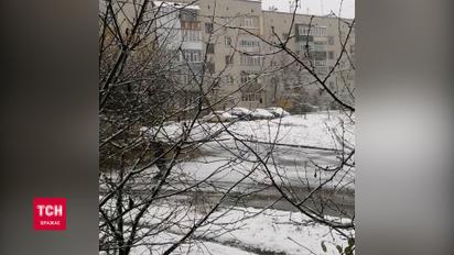 Шостку засипало першим снігом