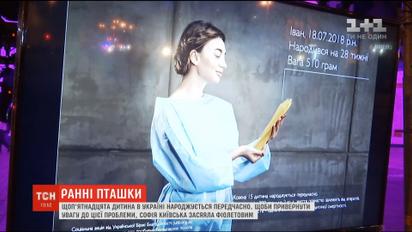 У Києві Софію Київську підсвітили фіолетовим кольором