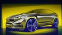 Електричну новинку Skoda Vision iV засвітили на ескізах
