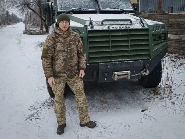 Віталій Ходнюк, український військовий / © BBC