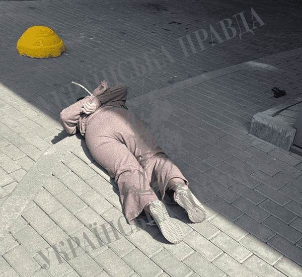 Нападниця на Стерненка Фото: УП