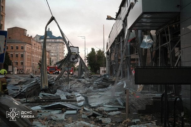 The aftermath of the attack on Kyiv, June 2