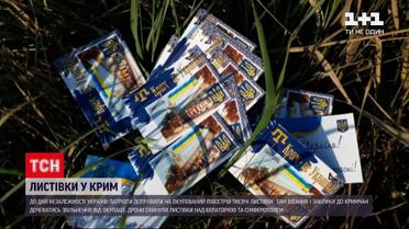 Новини світу: безпілотники скинули над Кримом листівки-вітання з 30-річчям України