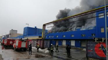 Пожежа на складах біля Лісової_01 / © Государственная служба Украины по чрезвычайным ситуациям