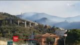 Лесные пожары в итальянской Генуе вплотную приблизились к жилым домам