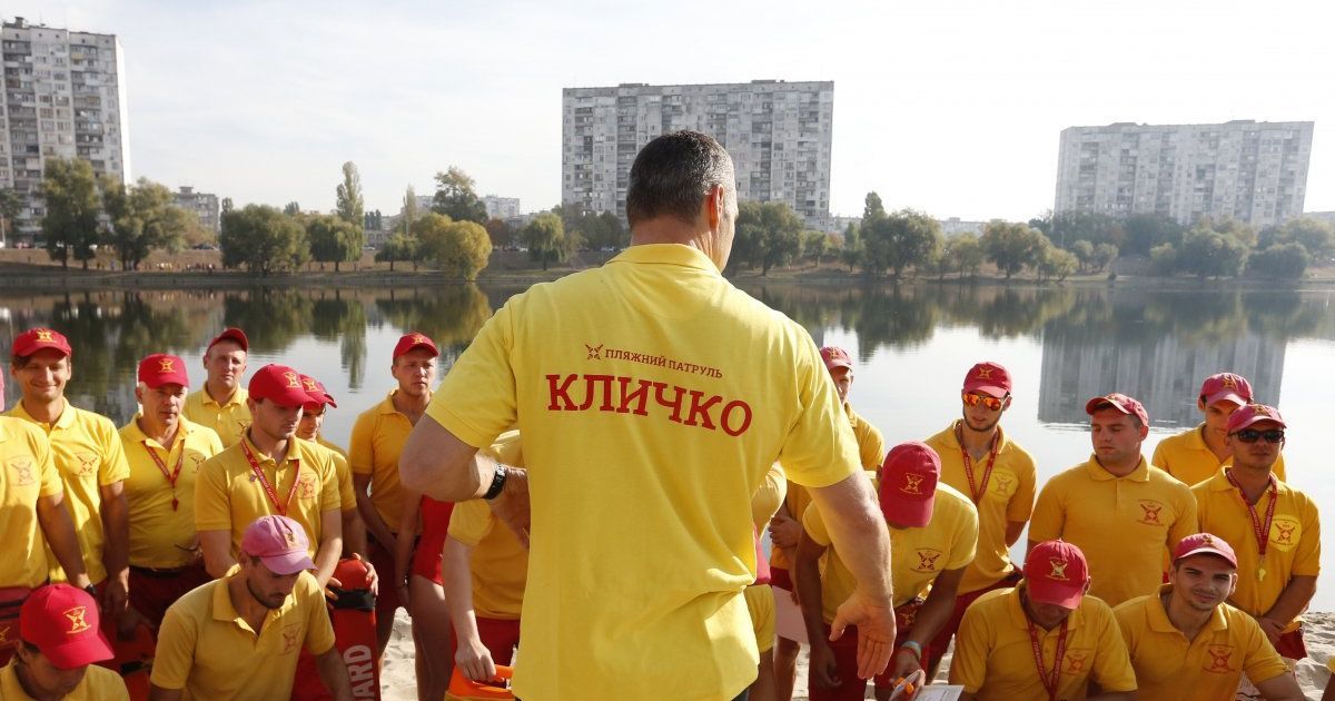 Брати Клички на ранковій зарядці / © УНІАН