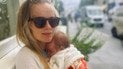 Крессіда Бонас із дочкою Дельфіною