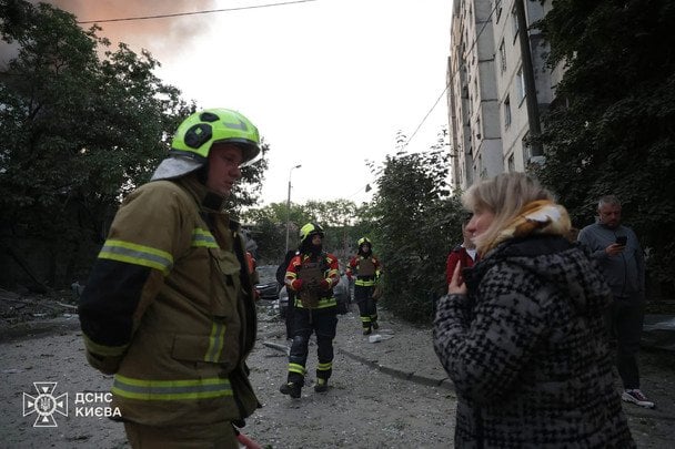 The aftermath of the attack on Kyiv, June 2