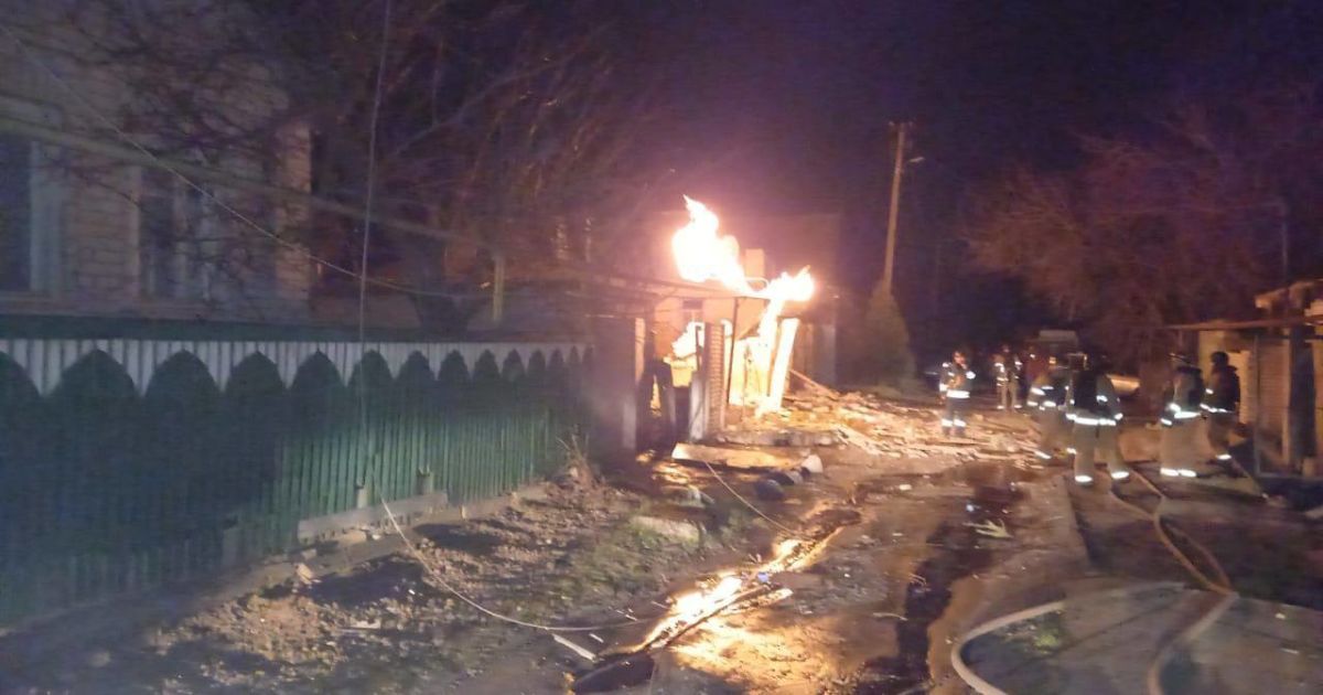 Враг атаковал беспилотниками Запорожье и район 24 марта