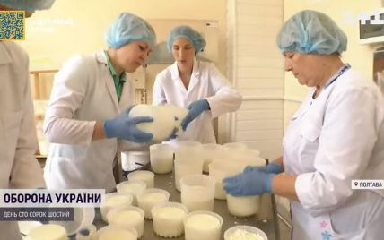 Полтавский университет в своей лаборатории обустроил сыроварню, чтобы кормить сотни переселенцев