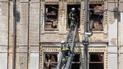 Наслідки пожежі у будинку на Хрещатику