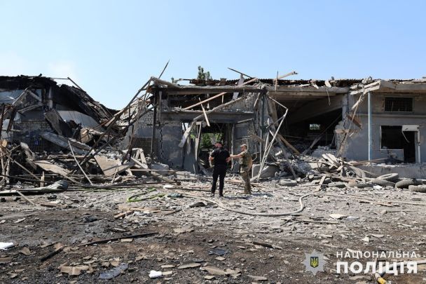 The Russian army struck Pokrovsk on July 8. / Photo: Department of Communication of the National Police of Ukraine