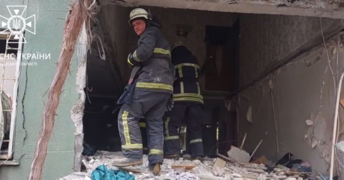 Взрыв газа в Одессе: появилось видео с места происшествия