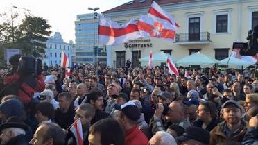 У Мінську пройшов мітинг проти російської авіабази. / © Белорусский партизан