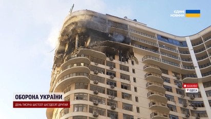 Ракетний удар по курортній Аркадії! Ракета влетіла на 20-му поверсі! ТСН наживо
