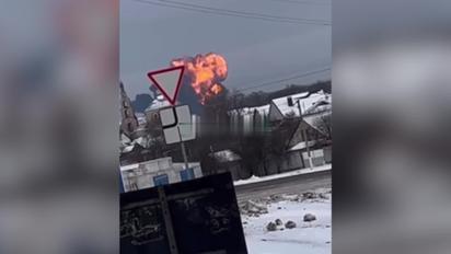 Российский самолет Ил-76 разбился в Белгородской области