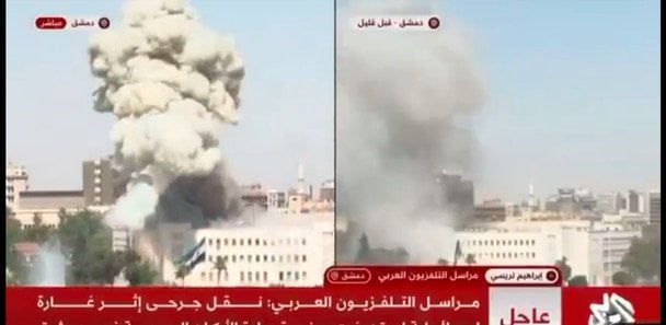 Израиль атаковал здание Министерства обороны Сирии: видео