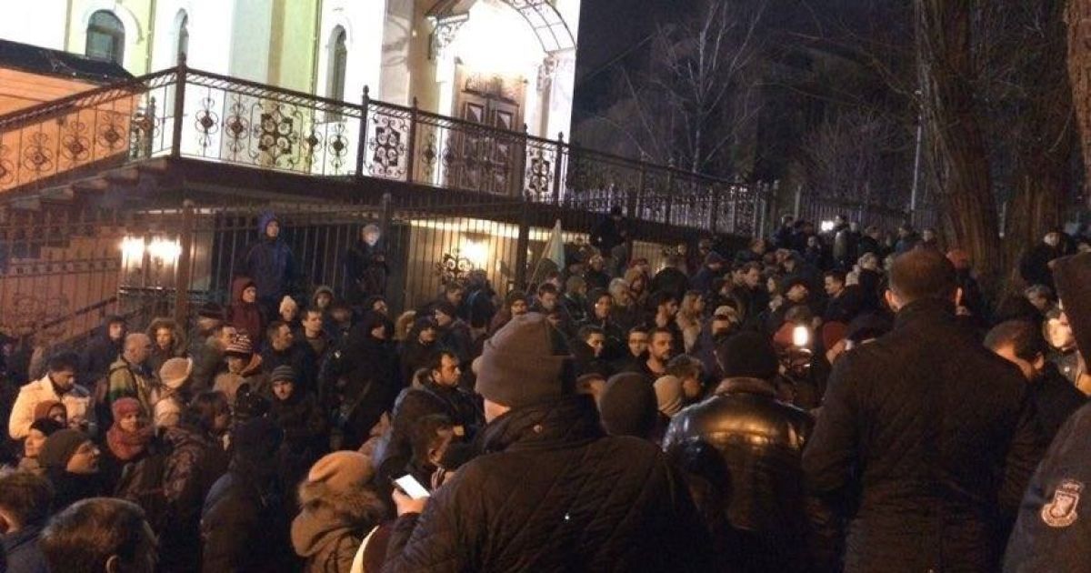 Блокування Солом'янського суду _1 / © ТСН.ua/Максименкова Мария