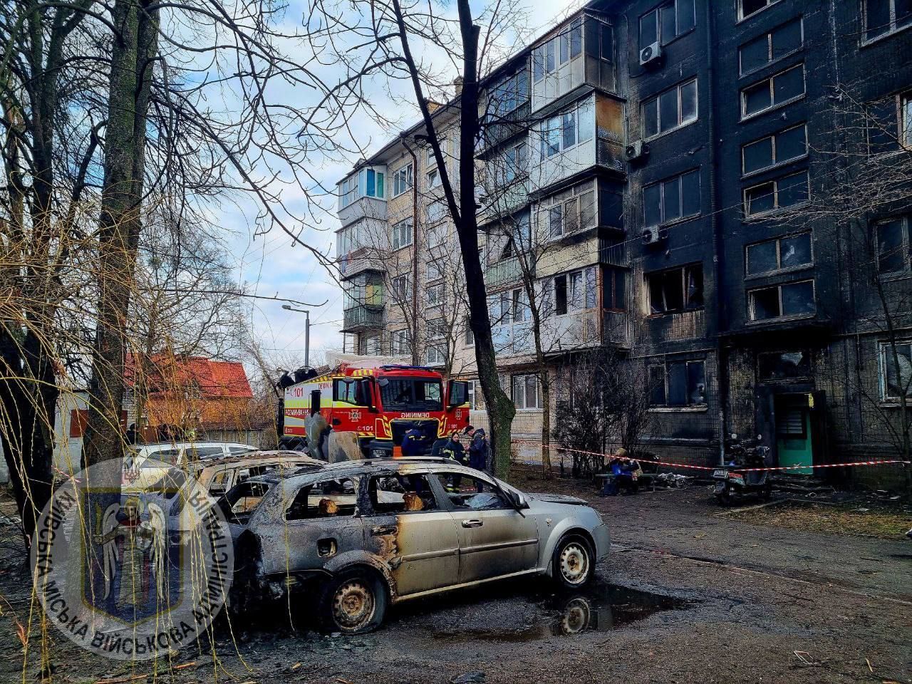 Attacco missilistico a Kiev il 21 marzo / © KMDA