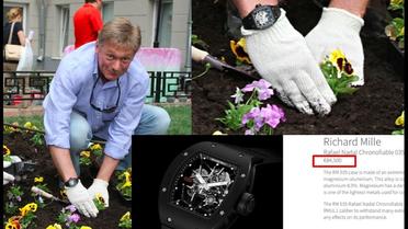 Песков "засветил" еще четверо часов / © Сайт Олексія Навального