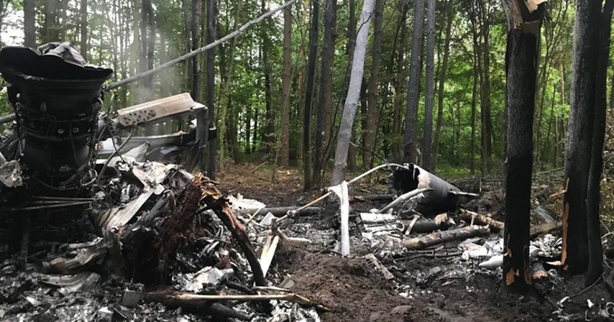 На Рівненщині на місці аварії військового вертольота виявлено бортовий самописець