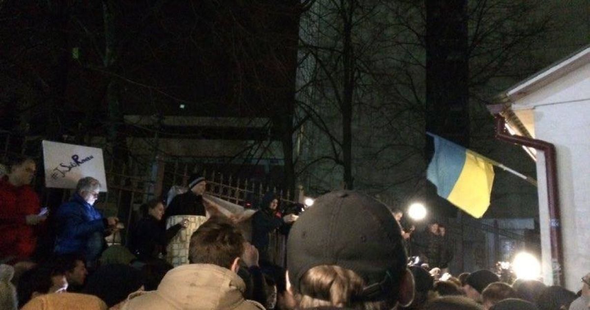 Блокування Солом'янського суду _3 / © ТСН.ua/Максименкова Мария