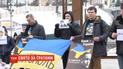На Майдане Независимости празднуют день рождения двух украинских политзаключенных