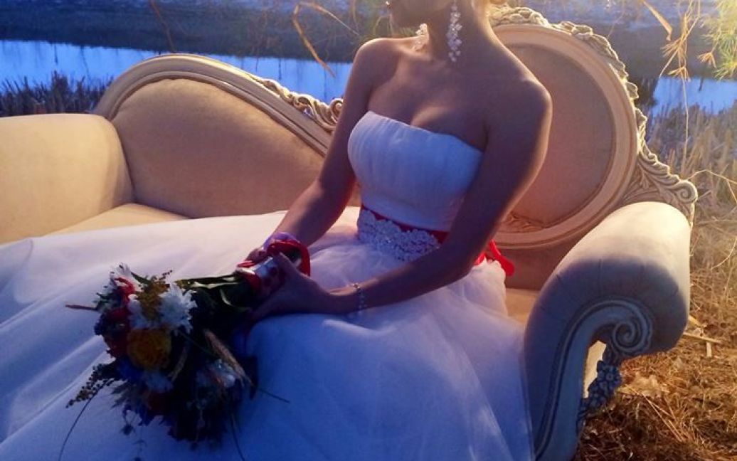 Матвиенко примерила образ невесты / © facebook.com/a.matviyenko