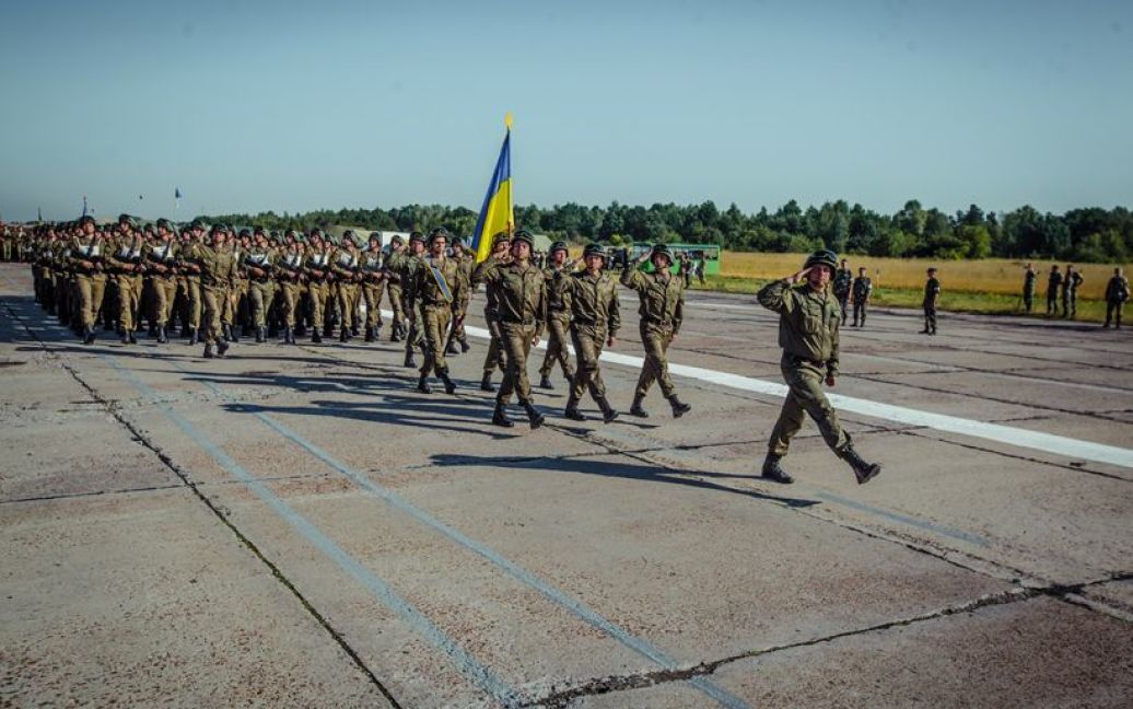 Військові готуються до параду на День незалежності / © Національна гвардія України