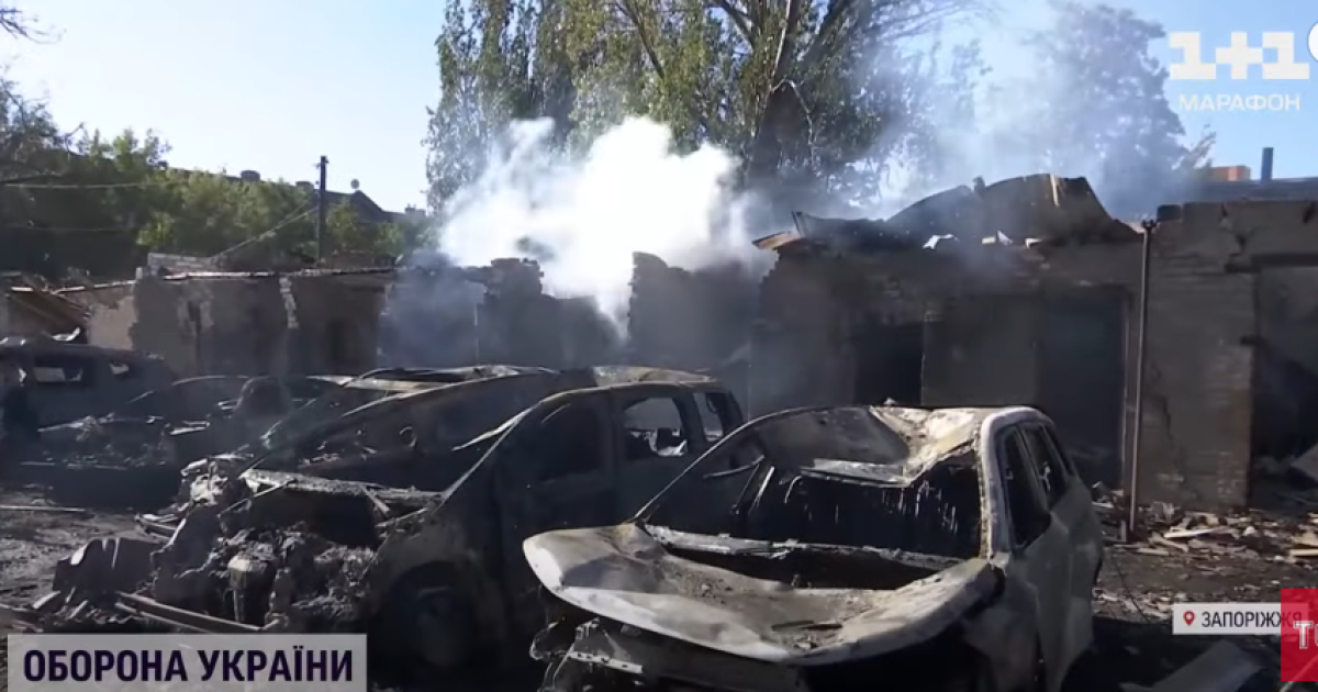 Росіяни КАБами обстріляли Запоріжжя